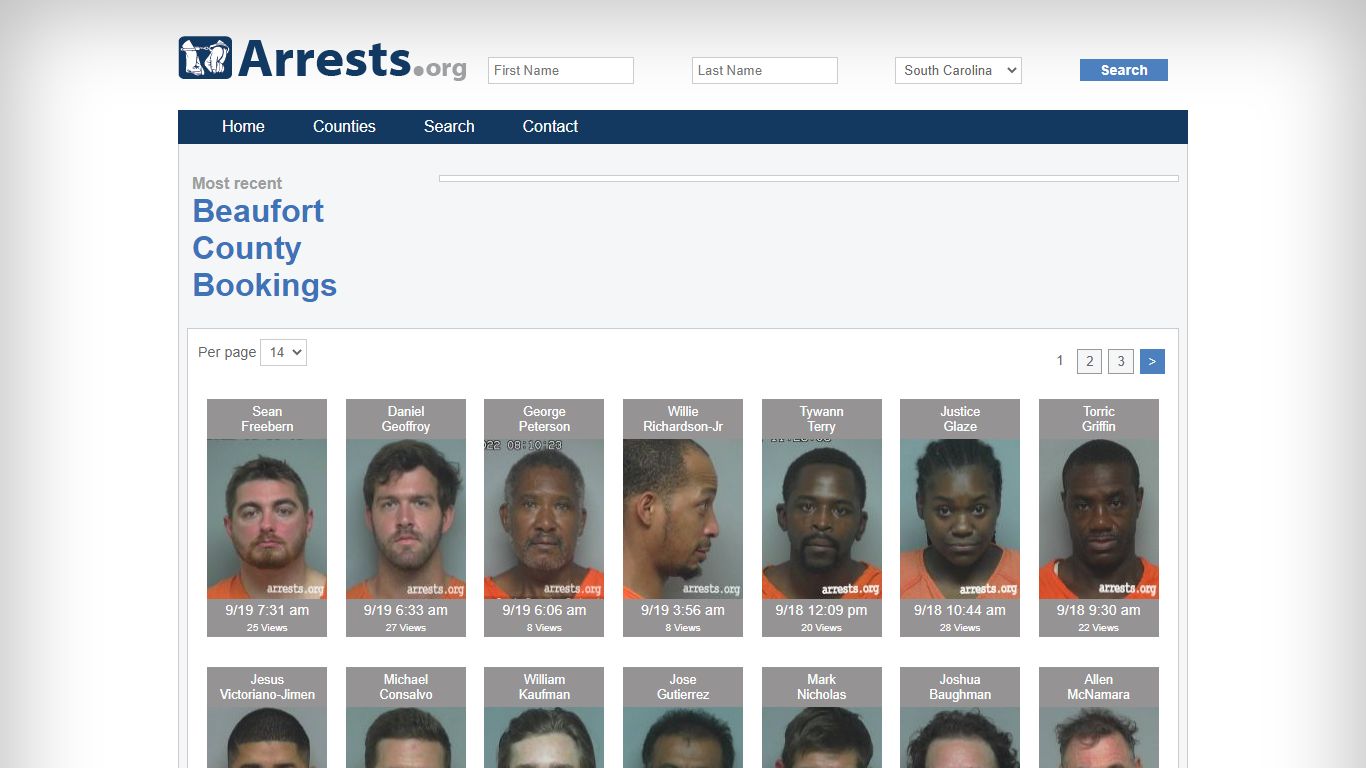 Beaufort County Arrests and Inmate Search